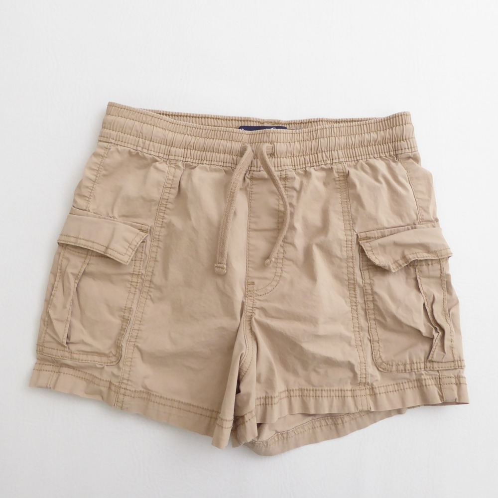 Hollister Women Cargo Shorts Tan Ultra High-Rise 3" XS
